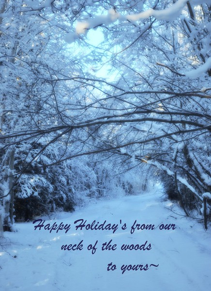 Happy holiday card