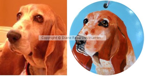 custom pet ornament or magnet