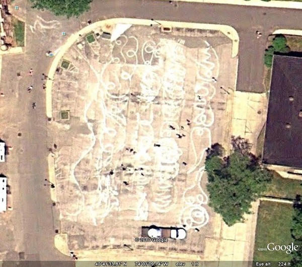 Google earth  image of my biggest drawing