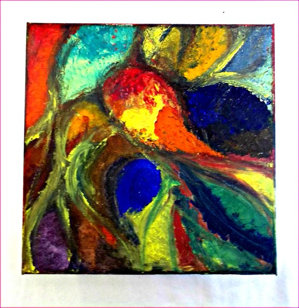 ORIGINAL Abstract art acrylic painting 30x30canvas
