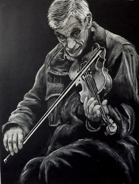 OLD VIOLIN PLAYER