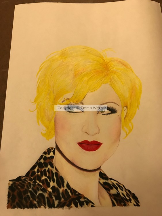 Cyndi Lauper-work in progress 
