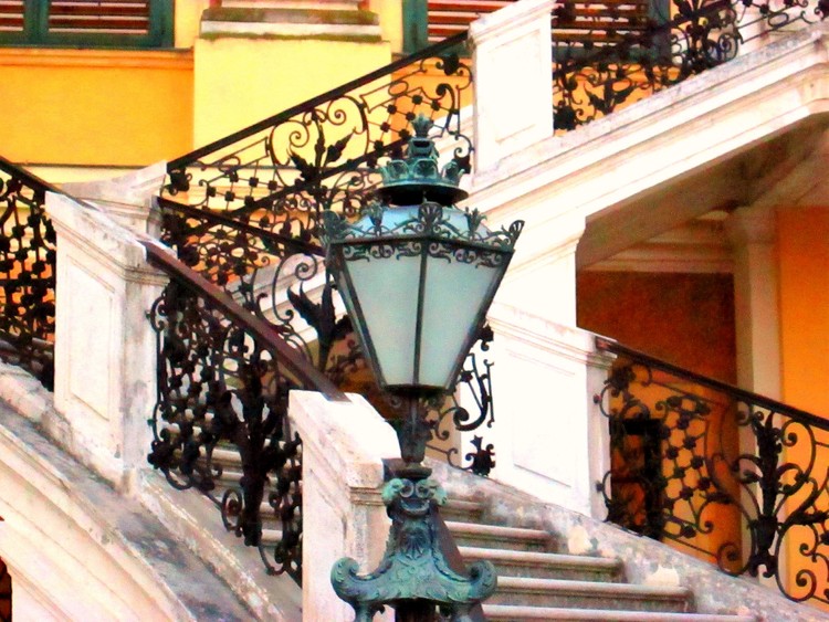 Stairwell to the Schonbrunn Palace, Vienna