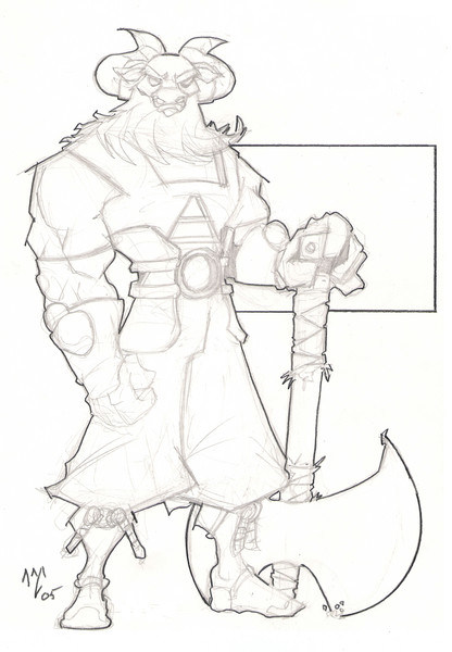 Ronin hero book design:  Bad guy