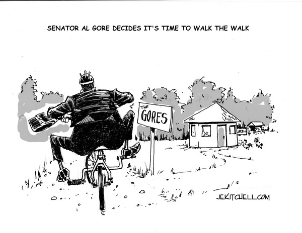 Gore Walks the Walk