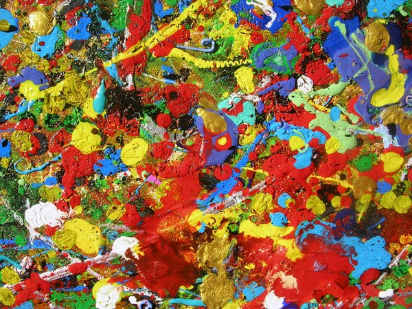A HAPPY PLACE - ORIGINAL ABSTRACT PAINTINGS 