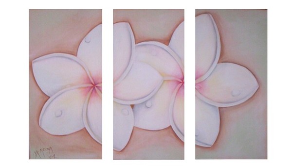 Frangipani Triptych