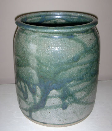 Green Swirl Jar