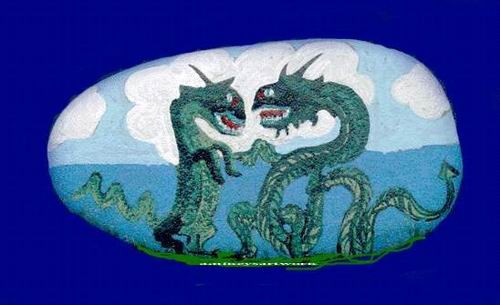 dragons at hanlan's beach in toronto