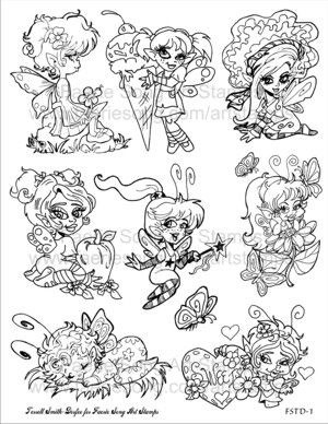 Faerie Song Stamps DORFEO