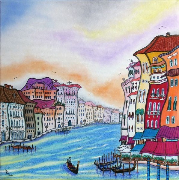 Canal Grande 50x50 cm