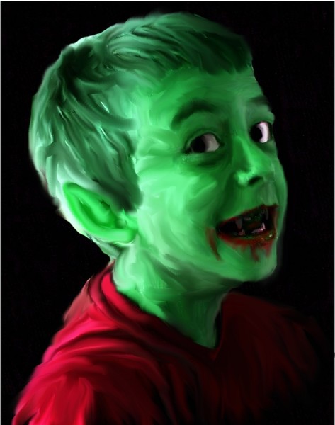 Portrait of an adolescent Vampire