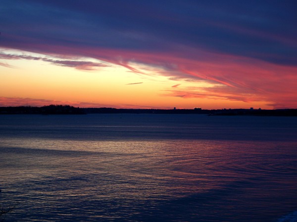 Christmas Sunset over the Atlantic