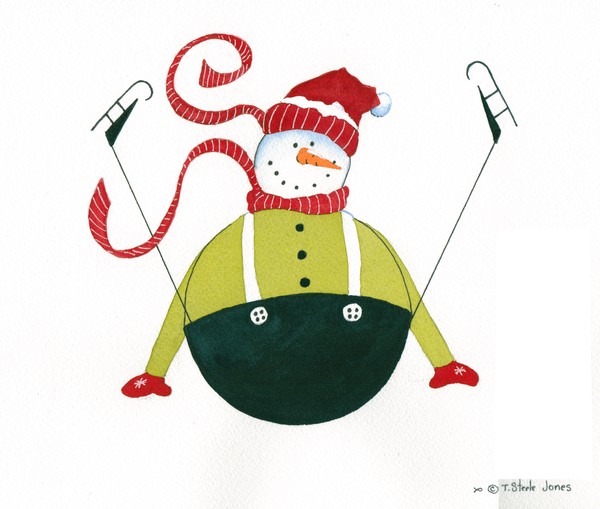 Fallen Snowman