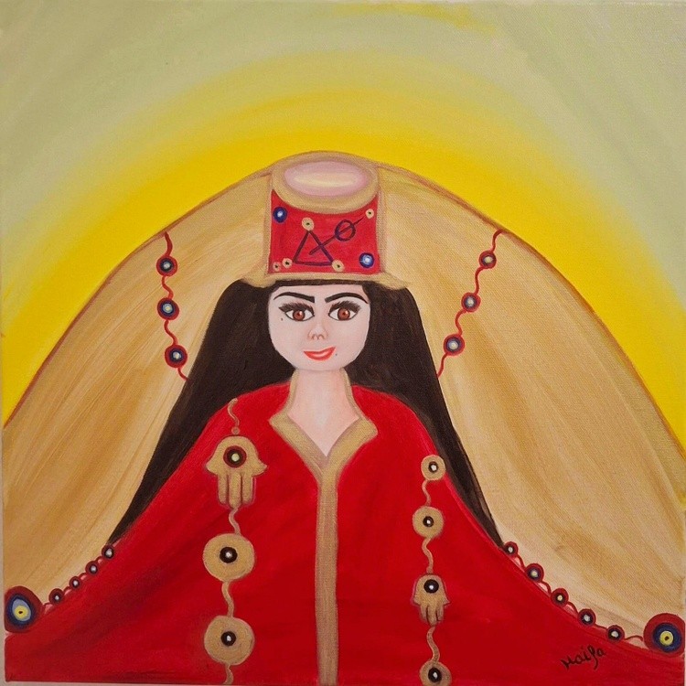 LA PRETRESSE  DIVINE EN KHAMSA