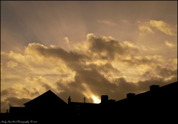 Sunset Over Portsoy
