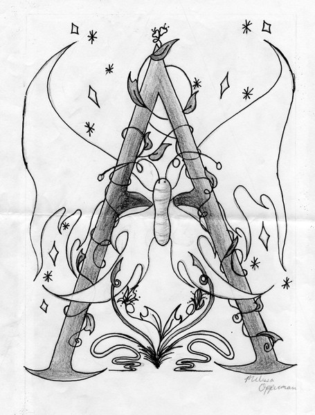 wierd butterfly design