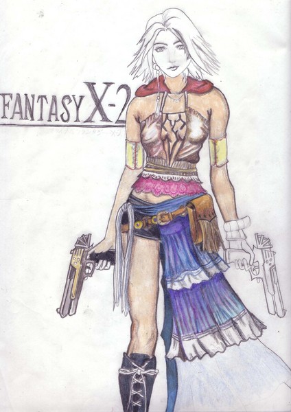Yuna with guns Unfinished