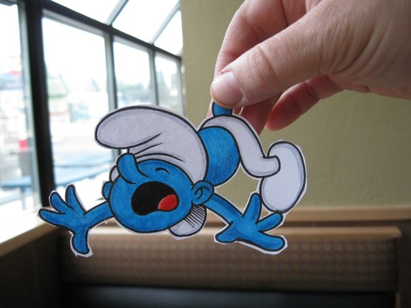 Smurf Alert :Paper Child: