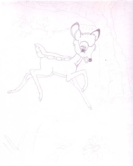 Bambi Frolicking