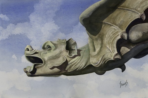 Ulmer Münster Gargoyle
