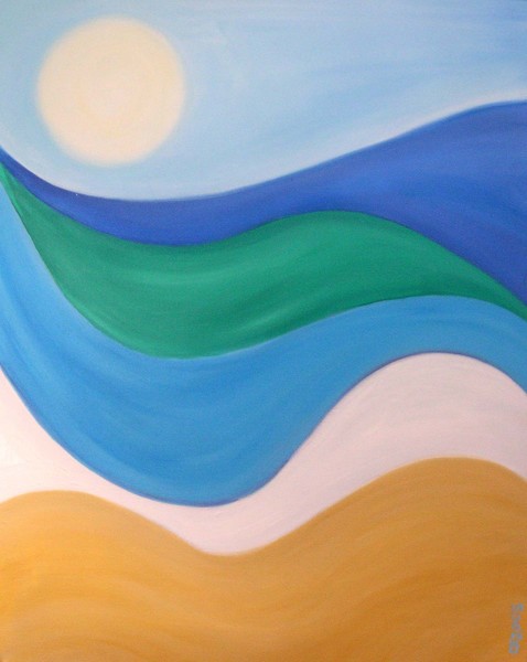 Beside the sea