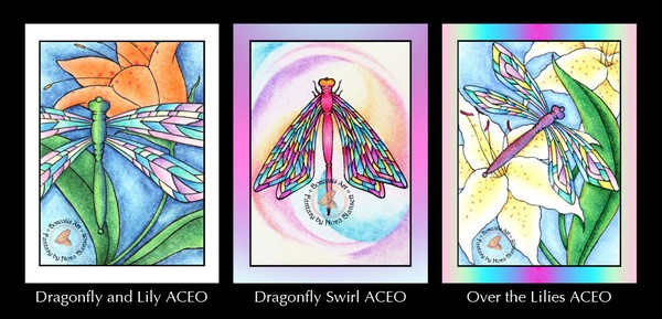 Dragonfly ACEOs