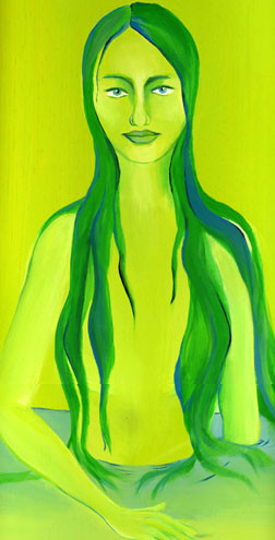 green girl
