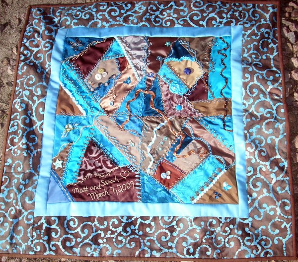Wedding Gift Crazy Quilt