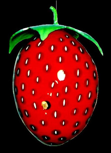 Strawberry & Apple Birdhouses