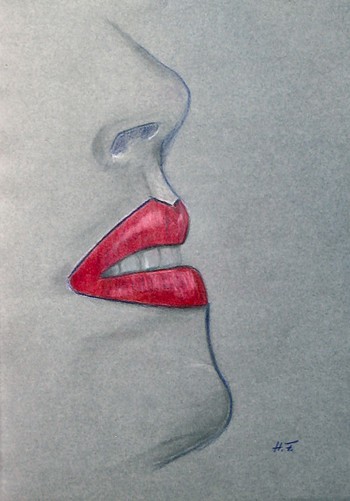 Waiting for the kiss