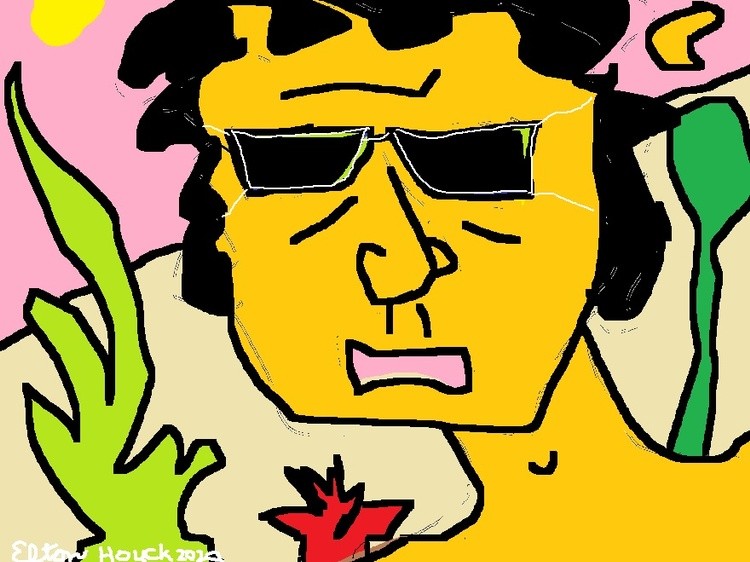 LOOKING FOR BEACH BUNNIES ,,(C) 2020,,, ELTON HOUCK..digital...Where did they go?-- Beach Bunny art 