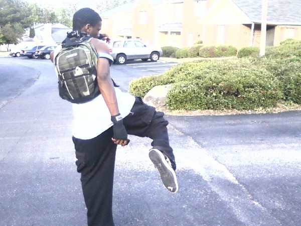 i was training