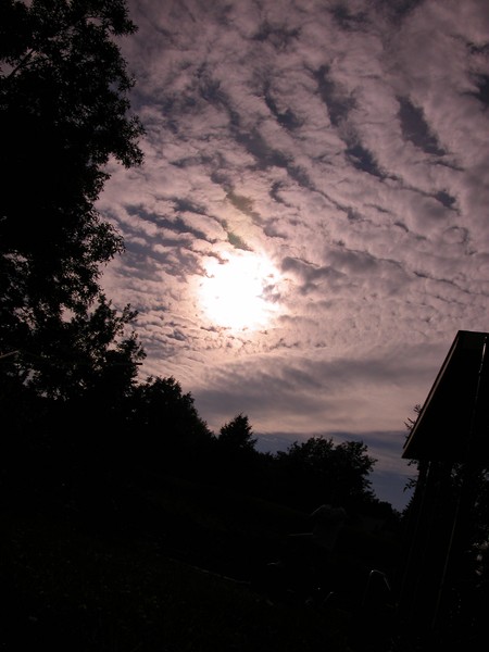 Sun Clouds Silhouette