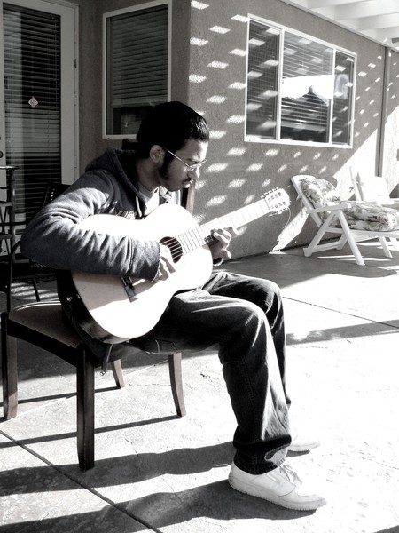 The Flaming Guitarist