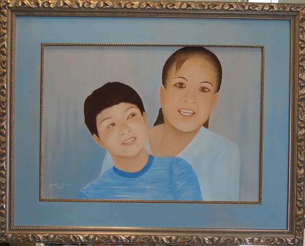 Monika my daughter and Arlen my grandson