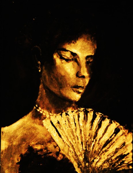 Woman with Fan