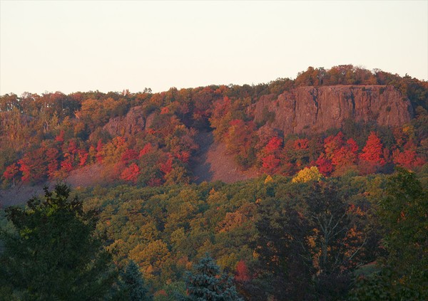 Red Leaves, East Peak in Meriden CT