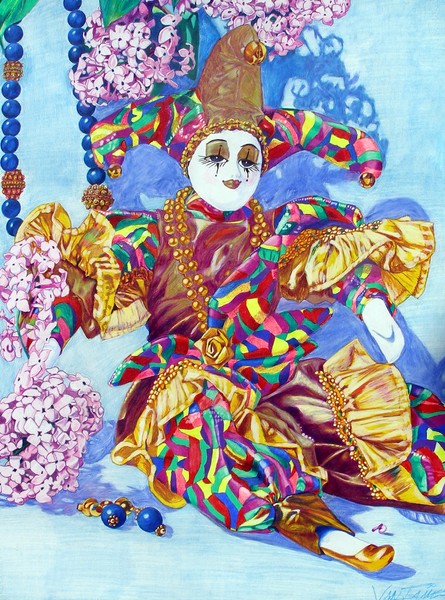 Mardi Gras Harlequin