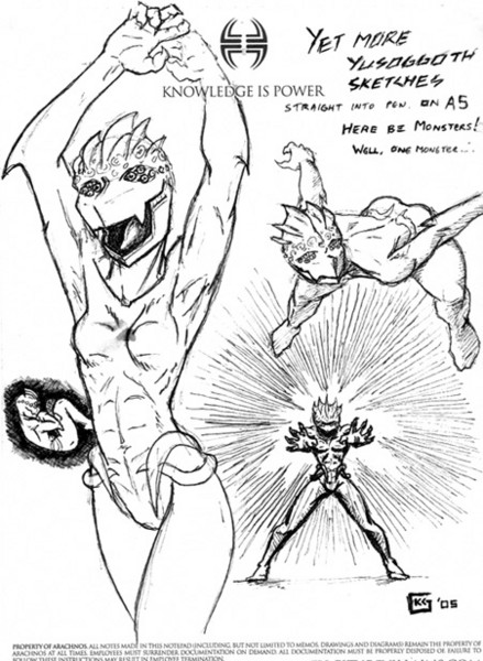 More Yusoggoth Sketchs