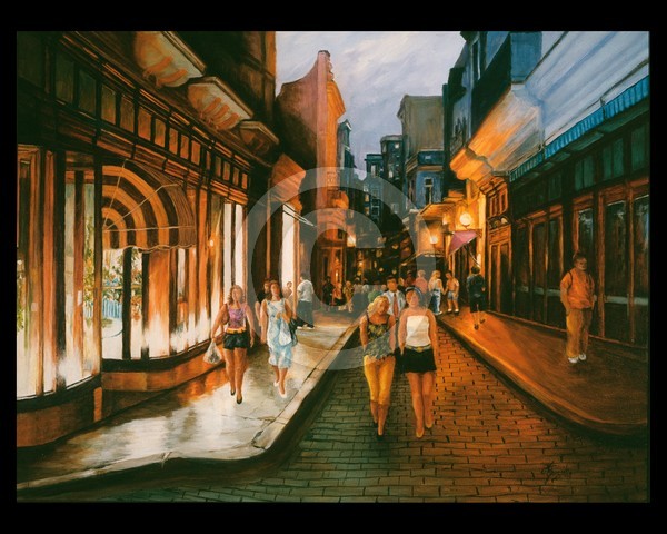Downtown at Dusk
