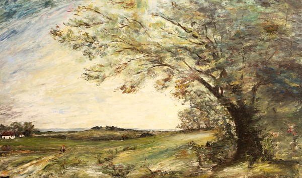 The path by the side of village