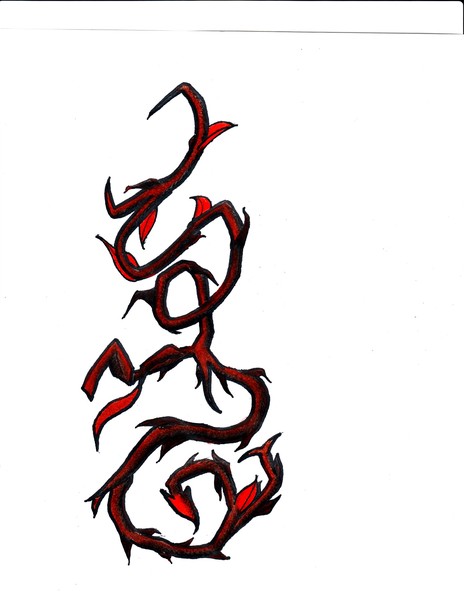 Vine Tattoo Design