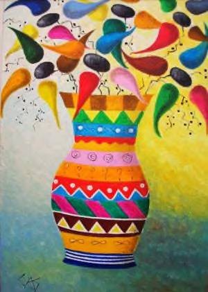 the vase