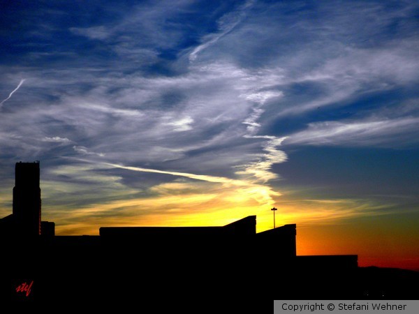 urban sunset