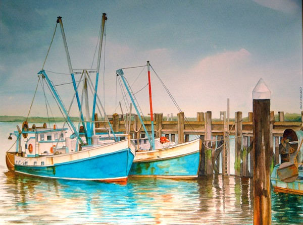 Fishing boats at Provincetown port