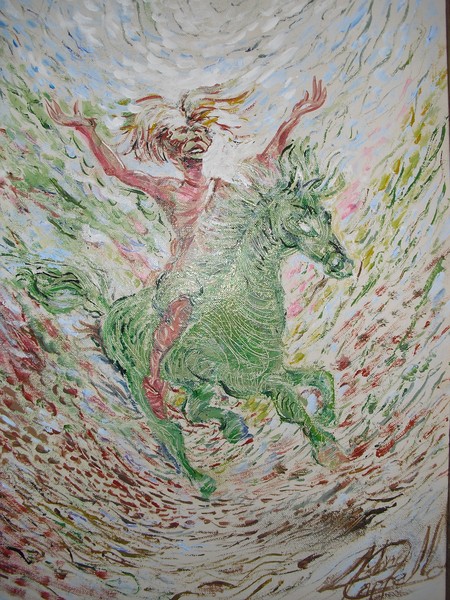 Green Horse    16 x20