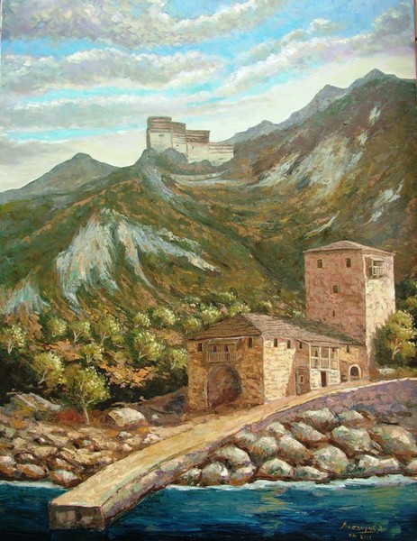 The Arsenal of Simonopetra Mount Athos