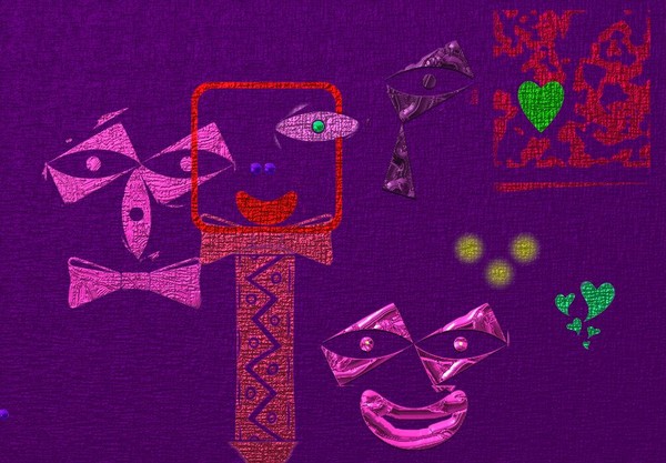 The PSUEDO CUBIST by Sal Caruso - (c.)2009
