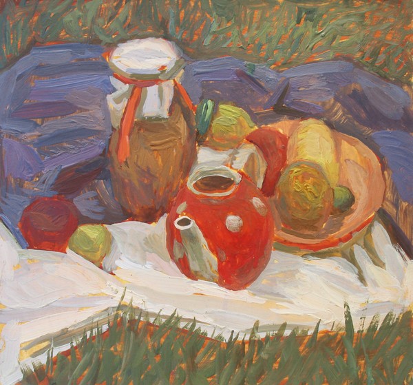 Still Life on the Grass. 1982